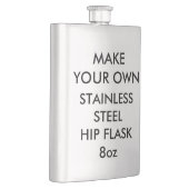 カスタムでパーソナライズな8ozステンレス鋼のスキットル フラスク (右)