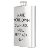 カスタムでパーソナライズな8ozステンレス鋼のスキットル フラスク (左)