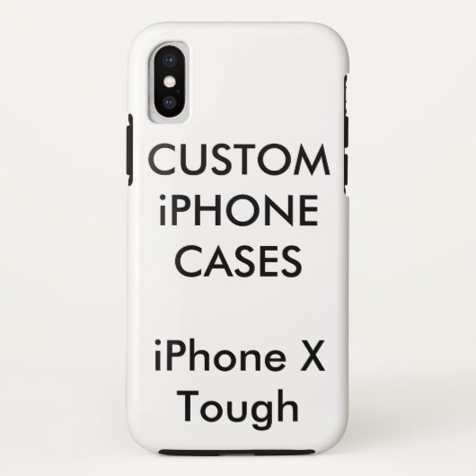 カスタムでパーソナライズなiPhone Xの堅く堅い薬莢 Case-Mate iPhoneケース (裏面)