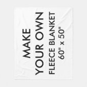 カスタムでパーソナライズなMed。 60" x 50"フリースブランケット フリースブランケット (正面)