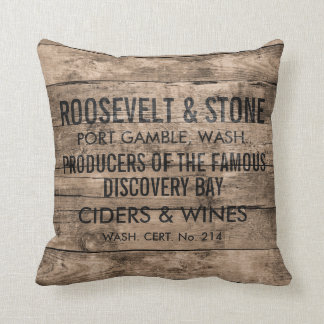 カスタムでフェイクな船積みの木枠 クッション