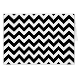 カスタムでモダンで大きい白黒シェブロン