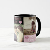 カスタムでモダンで粋な文字および写真 マグカップ (正面右)