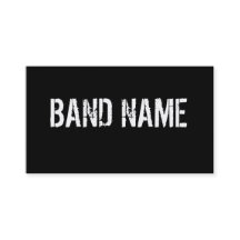 カスタムでモダンで黒く及び白いバンド