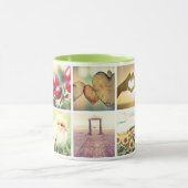 カスタムで個人的な写真 マグカップ (中央)