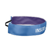 カスタムで厚いヘッドバンドのテンプレートはあなた専有物を作ります アスレチックヘッドバンド (左)