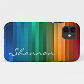 カスタムで多彩なリボンのストライプ Case-Mate iPhoneケース (裏面(横))