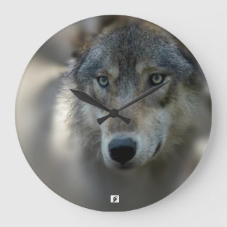 カスタムで大きい円形の柱時計 ラージ壁時計