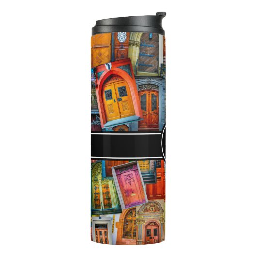 カスタムで旧式な正面玄関の新しい家 タンブラー (回転左)