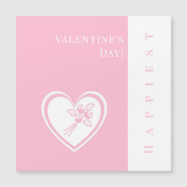 カスタムで最も幸せなバレンタインデー磁気カード