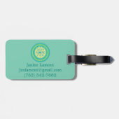 カスタムで最も最高のなお母さんの母の日の荷物のラベル ラゲッジタグ (裏面横)