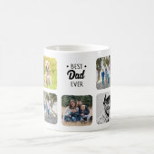 カスタムで最も最高のなパパは写真のコラージュを個人化なります加えます コーヒーマグカップ (中央)