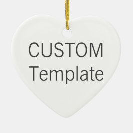 カスタムで白い陶磁器のハートのクリスマスツリーのオーナメント セラミックオーナメント