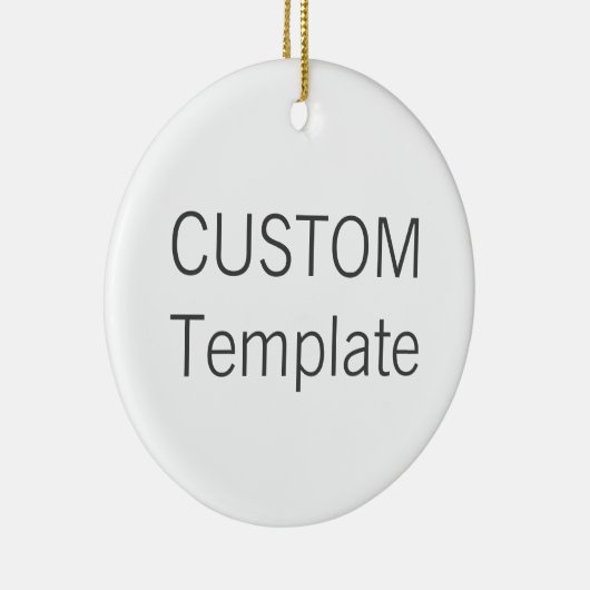 カスタムで白い陶磁器の円形のクリスマスツリーのオーナメント セラミックオーナメント (右)