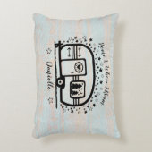 カスタムで素朴なキャンプのキャンピングカートレーラーRvのライフスタイル アクセントクッション (正面(垂直))