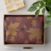 カスタムで赤い色の金紅葉 薄葉紙 (ギフト)