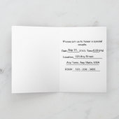 カスタムで陽気なウェディングシャワーの招待状 招待状 (内部)