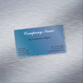 カスタムで青い勾配の磁気名刺 マグネット名刺 (インサイチュ)