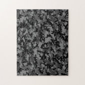 カスタムで黒い迷彩柄のパズル ジグソーパズル (縦)