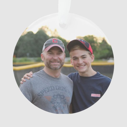 カスタムで/名前入りな写真のオーナメント- 2016年 オーナメント (正面)