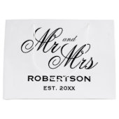 カスタムとミセス・ニューライウェッズは大結婚型抱き枕 ラージペーパーバッグ (正面)