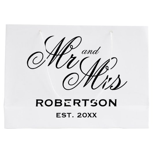 カスタムとミセス・ニューライウェッズは大結婚型抱き枕 ラージペーパーバッグ (裏面)