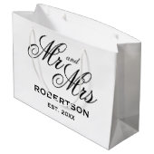 カスタムとミセス・ニューライウェッズは大結婚型抱き枕 ラージペーパーバッグ (裏面アングル)