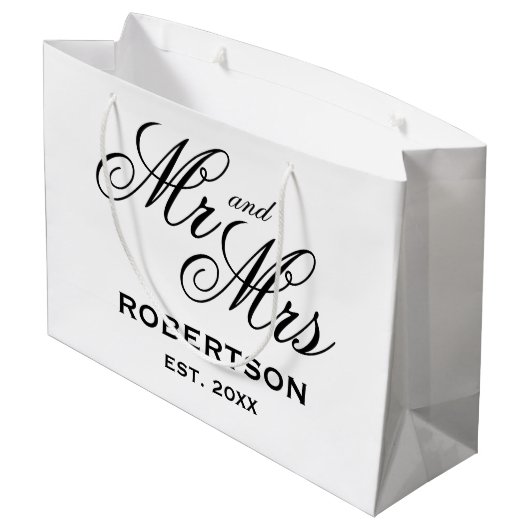 カスタムとミセス・ニューライウェッズは大結婚型抱き枕 ラージペーパーバッグ (裏面アングル)