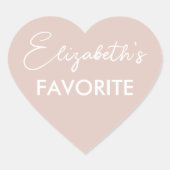 カスタムと彼女のお気に入りの結婚もの ハートシール (正面)