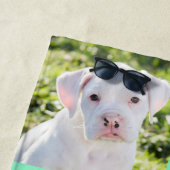 カスタムと犬のフォトタオル ビーチタオル (インサイチュ)