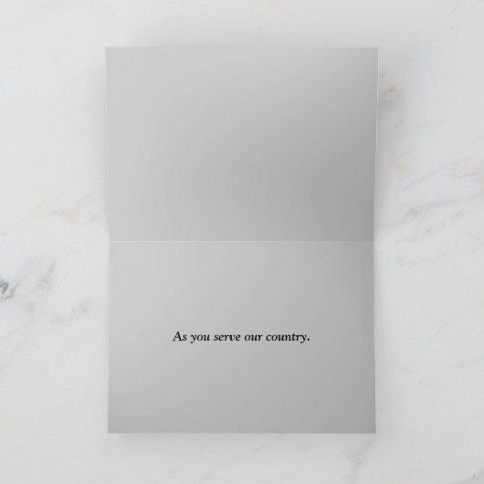 カスタムなあなたの愛国心が強い軍に兵士の考えること カード (内部)