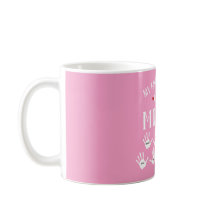 カスタムなお母さんまたは祖母の子供のHandprintの名前のため