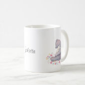 カスタムなくま及びバニーのマグのパーソナライズな一流のマグ コーヒーマグカップ (正面右)