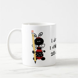 カスタムなてんとう虫の先生のマグ マグカップ