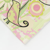 カスタムなひな鳥の庭 フリースブランケット (角)