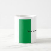 カスタムなアイルランドの旗 コーヒーマグカップ (中央)