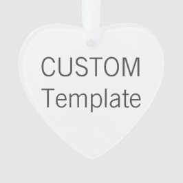 カスタムなアクリルのハートのクリスマスツリーのオーナメント オーナメント