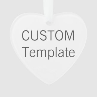 カスタムなアクリルのハートのクリスマスツリーのオーナメント オーナメント