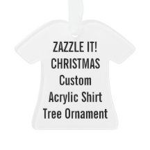 カスタムなアクリルのワイシャツのクリスマスツリーのオーナメントのブランク