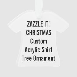 カスタムなアクリルのワイシャツのクリスマスツリーのオーナメントのブランク オーナメント