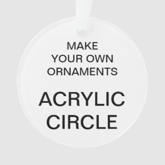 カスタムなアクリルの円形のクリスマスツリーのオーナメント オーナメント