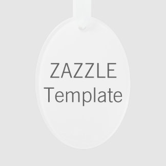 カスタムなアクリルの楕円形のクリスマスツリーのオーナメント オーナメント