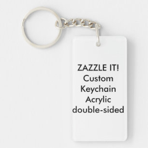 カスタムなアクリルのKeychainのキーホルダーのブランクのテンプレート キーホルダー