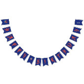 カスタムなアゲハチョウのパーティーの旗布の旗 バンティングフラッグ (全)