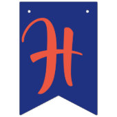 カスタムなアゲハチョウのパーティーの旗布の旗 バンティングフラッグ (第2の旗)