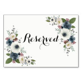 カスタムなアネモネの花束の予約カード テーブルナンバー (裏面)