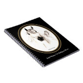 カスタムなアラビアの馬のノート ノートブック (右側)