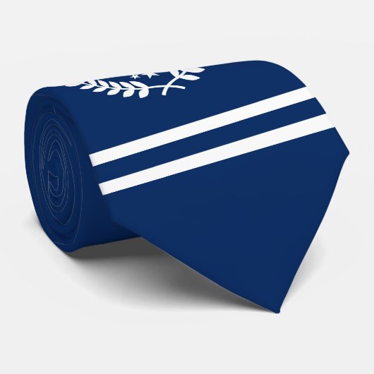 カスタムなイニシャルのホッケー選手/ファンオールスター海軍 ネクタイ (ロール)