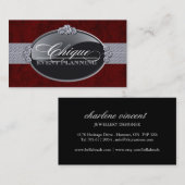 カスタムなイベントプランナーの名刺 名刺 (正面/裏面)