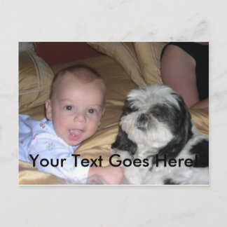 カスタムなイメージおよび文字が付いている郵便はがき ポストカード